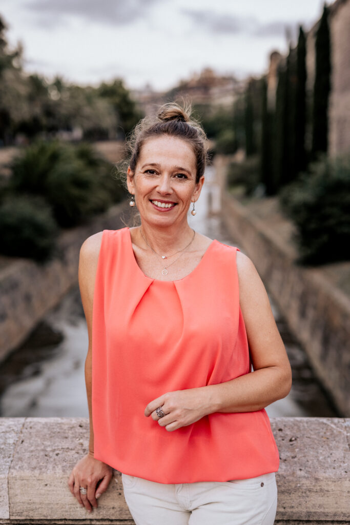 Anja Ehrke auf Mallorca, wo sie Jobmentoring für Frauen in beruflicher Veränderung anbietet